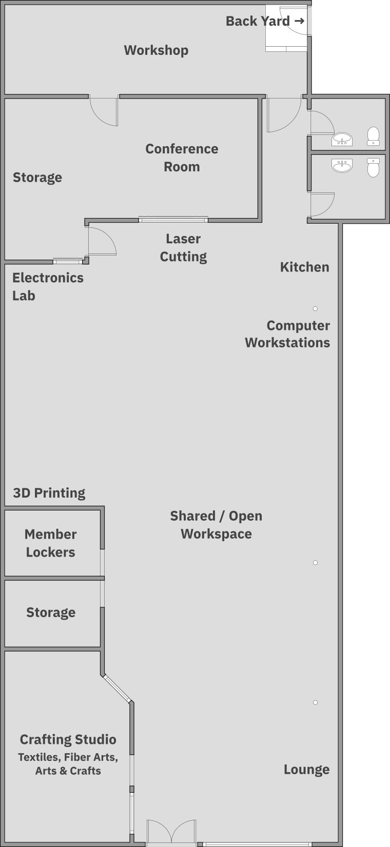 Image of the Root Access floorplan.